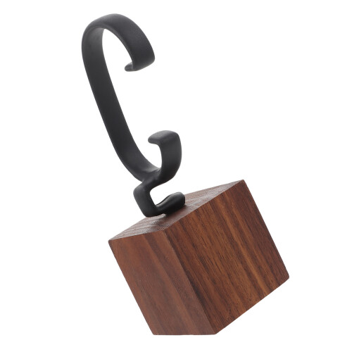 3Pcs Wood Base Watch Display Stand Bracket Rack C Ring Holder