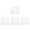 4Pcs Baby Dining Chair Reusable Silicone Tray For 8
