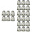 24 Pcs Outdoor Mosquito Net Hat Protective Mesh Insect Proof Cover 7