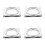 4Pcs Turntable Bearing Accessory For Rotating Display Shelf Lazy Susan 9
