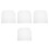 4Pcs Baby Dining Chair Reusable Silicone Tray For 4