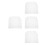 4Pcs Baby Dining Chair Reusable Silicone Tray For 5