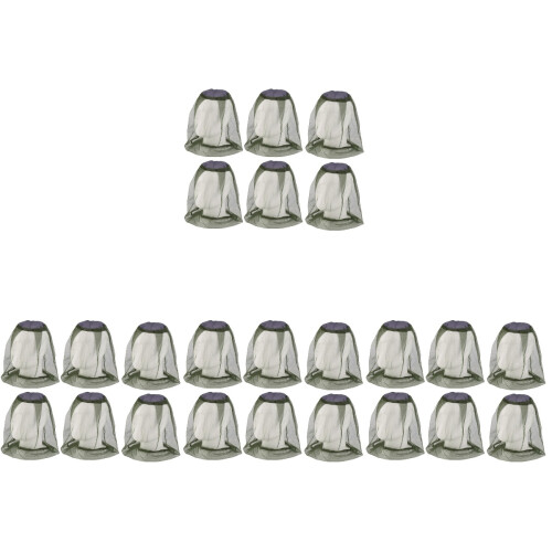 24 Pcs Outdoor Mosquito Net Hat Protective Mesh Insect Proof Cover 2