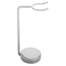 2Pcs Stainless Steel Shaving Brush Stand Holder With Anti Slip Base