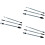3Pcs Silver Crowbar Prying Bars for Electronics Repair and Maintenance 6