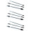 3Pcs Silver Crowbar Prying Bars for Electronics Repair and Maintenance 7
