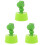 3Pcs Cartoon Shaped Mechanical Cooking Timer For Learning 4