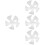 4pcs 14 Floor Fan White Plastic Blower Box 10