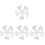 4pcs 14 Floor Fan White Plastic Blower Box 6