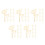 50Pcs High-Definition Golden Plastic Cake Inserts for Baby Shower 7