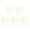50Pcs High-Definition Golden Plastic Cake Inserts for Baby Shower 9