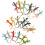 36 Pcs Fake Realistic Plastic Lizard Figurines Animal Models 2