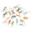 36 Pcs Fake Realistic Plastic Lizard Figurines Animal Models 3