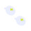 2Pcs Green Silicone Drink Cover Cactus Shape Cup Lid for Beverage Use 2