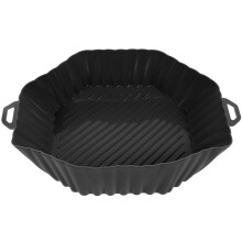2Pcs Silicone Air Fryer Liner Square Non-Stick Replaceable
