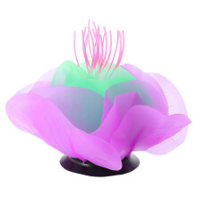2Pcs Artificial Water Lily Lotus Fish Tank Decor