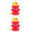 2 Pcs Red Plastic Squirt Toy For Water Play 5