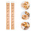 300 Pcs Bread Slice Wrapping Paper Packaging Material For Diy Bakery 10