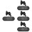 4Pcs Digital Speedometer Display With Time Alarm For Car Windshield 6