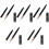 25 Pcs Nail Art Brushes Manicure Liner Tool Pen 5