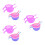 15 Sets Plastic Mask Bowl Set With Stick For Diy Face Mask Mixing 7
