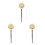 3 Sets Copper Ritual Instrument For Buddhist Temple Decoration 4