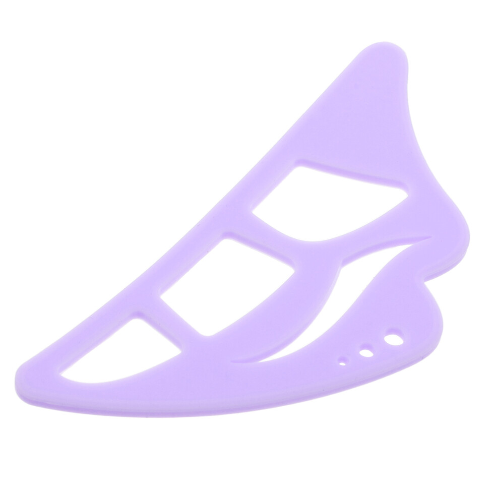 Vaguelly 2Pcs Reusable Silicone Eyeshadow Stencil For Easy Makeup Application