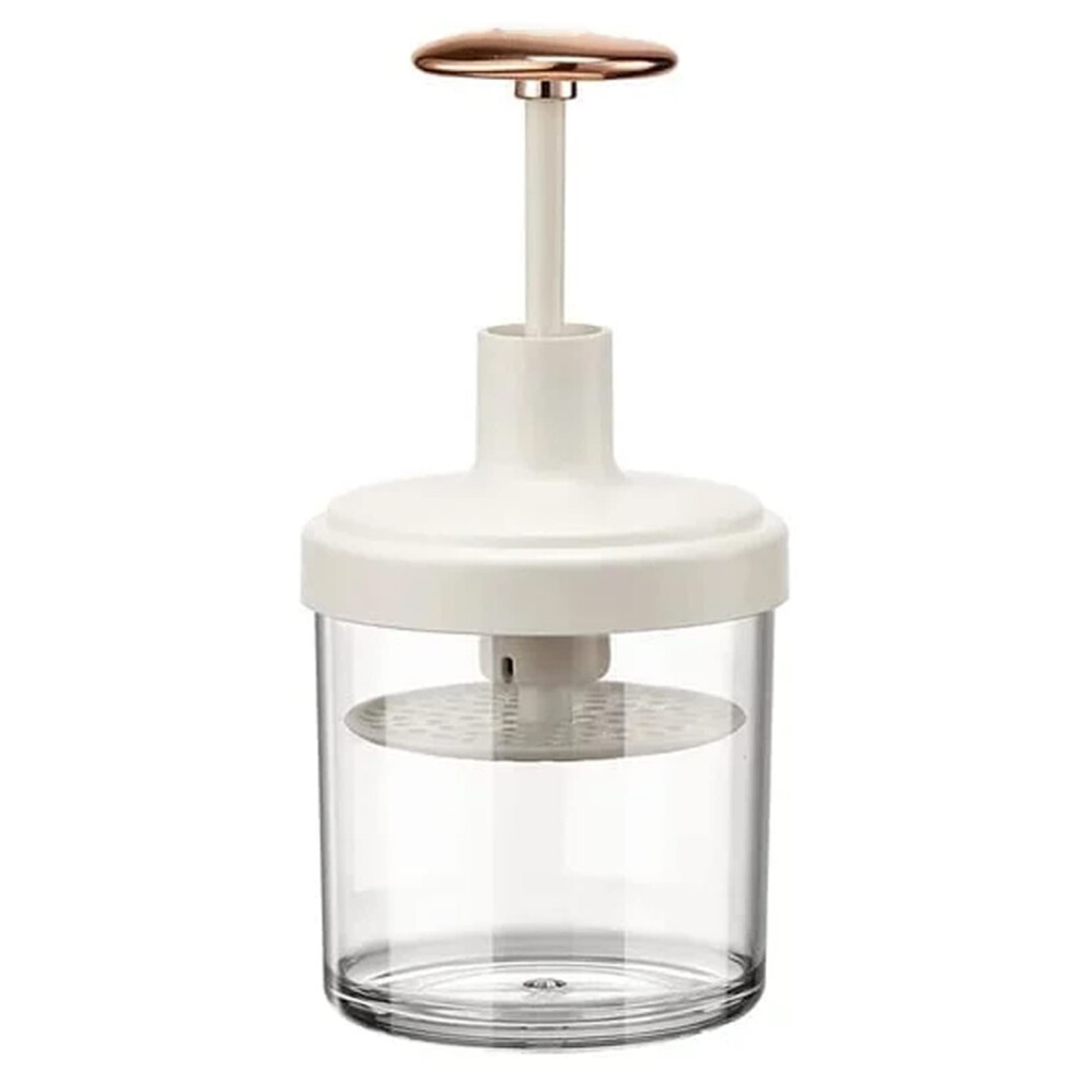 White Face Wash Foam Maker Portable Facial Cleanser For Travel With Fast Foam Creation,
