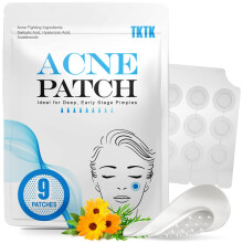 Acne Patch with 173 Micropoints for Early Stage Blemishes, Hydrocolloid Pimple Spot Treatment, 9 Count