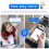 1080P Wireless E27 Light Bulb Camera 2MP Night Vision 128GB Storage 4