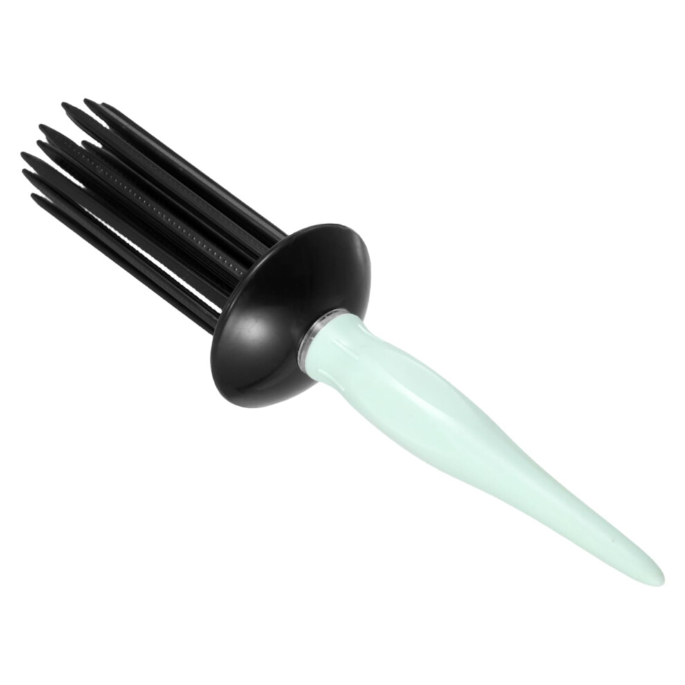 Fluffy Curling Comb with Airy Volume Boost and Anti Static Styling for Bangs and Curls  Green