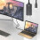 HDMI Cable from USB C High Speed Data Transfer, Thunderbolt 3 Compatible Plug & Play 4K Resolution Support Ultra-Thin Design Mirror Or Expand Display 4