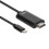 HDMI Cable from USB C High Speed Data Transfer, Thunderbolt 3 Compatible Plug & Play 4K Resolution Support Ultra-Thin Design Mirror Or Expand Display 2