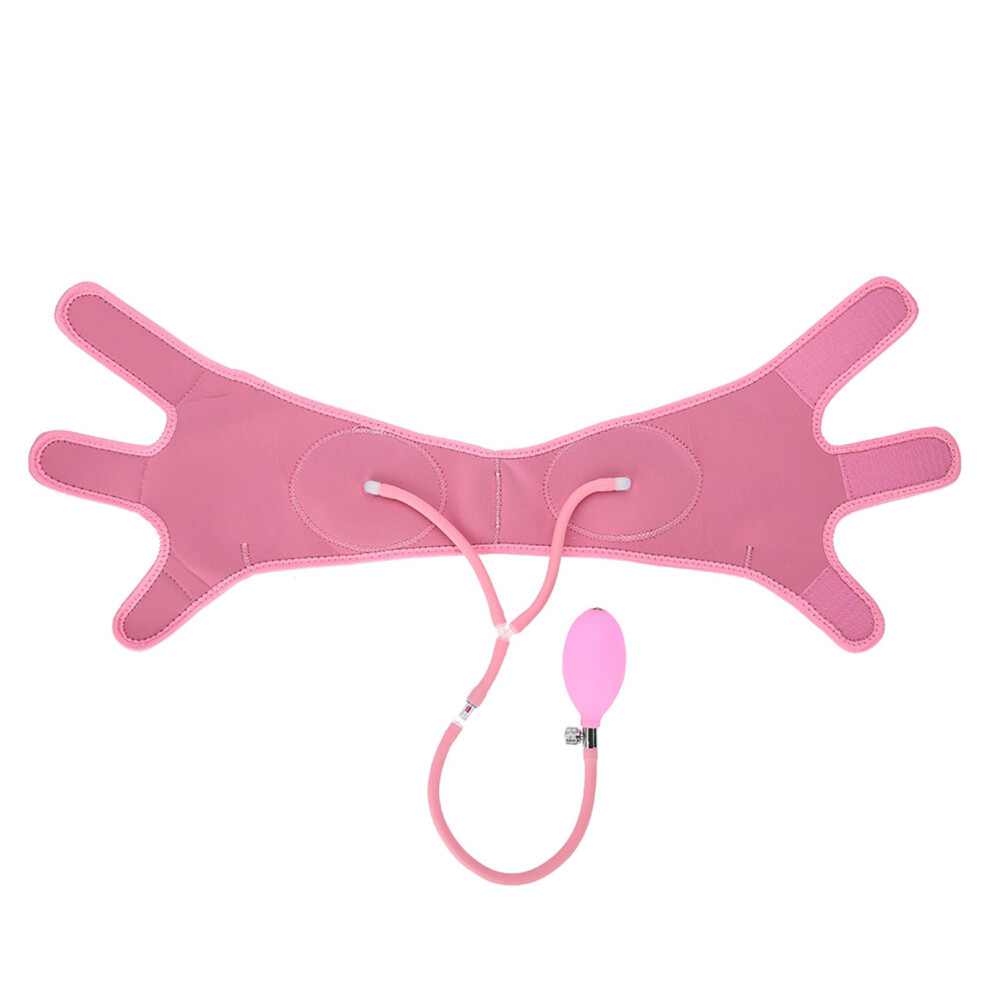 Facial Contour Sculpting Chin Strap Adjustable Design V Line Face Mask Double Chin Reduction Breathable Fabric Lifting Chinstrap For Women
