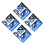 32Pcs Assorted Color Geometry Ruler Set with Protractor for Students 8