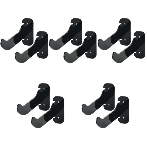10 Pcs Yoga Mat Wall Mount Acrylic Storage Rack 2