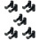 10 Pcs Yoga Mat Wall Mount Acrylic Storage Rack 8