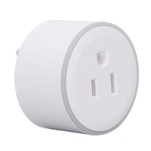 Slimme stekker met draadloze wifi, Alexa-ondersteuning, Smart Life, compatibel met de Tuya-app, Google Assistant en Siri, programmeerbare afteltimer