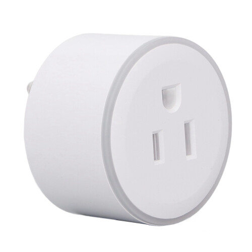Prise connectée sans fil Wi-Fi compatible Alexa, application Tuya, Google Assistant et Siri, minuteur programmable et programmation