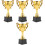 4Pcs Kid Trophy Plastic Competition Prize 5