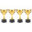 4Pcs Kid Trophy Plastic Competition Prize 6