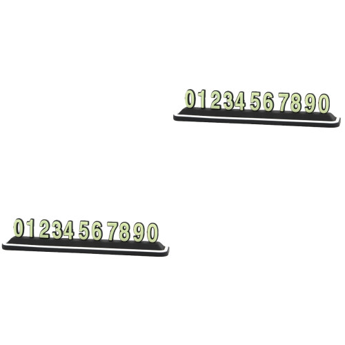 2 Count Night Light Phone Number Tag Temporary Parking With Suckers 2