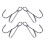8 Pcs Reef Hooks For Scuba Diving: Stainless Steel Drift Dive Hook 2
