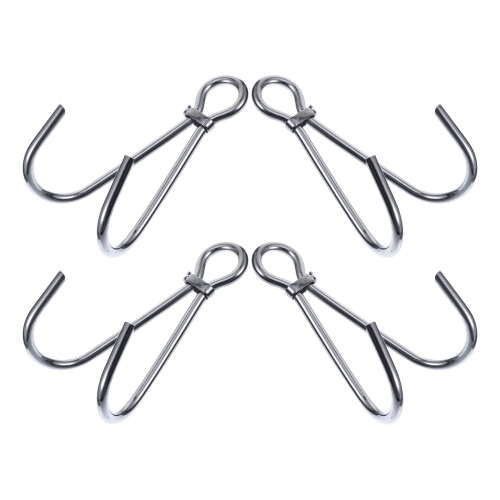 8 Pcs Reef Hooks For Scuba Diving: Stainless Steel Drift Dive Hook 1