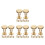 40 Pcs Rivet Fastening Kit Flat Head Studs For Book Binding 7