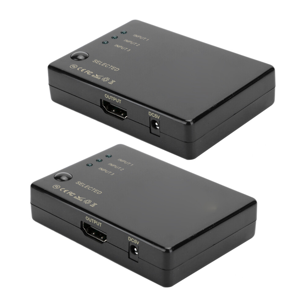 Elegant Hdmi Switch For Multimedia Enthusiasts, Broad Compatibility For Connecting Multiple Devices, Higher Resolution Ensures Immersive Visuals, Conv 9147006879818