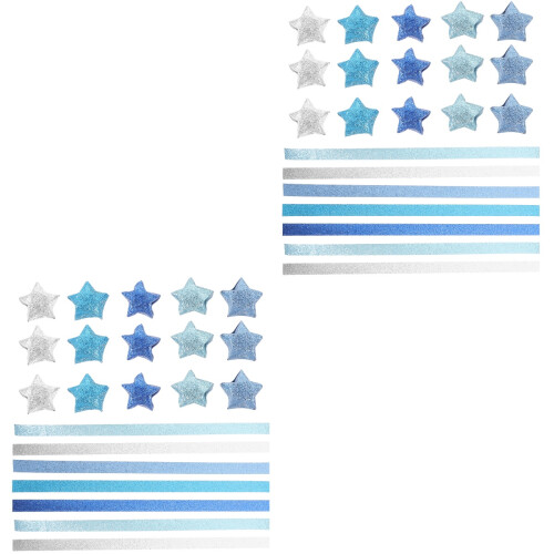 400 Pcs Diy Origami Paper Glitter Folding Sheets For Craft Projects 2