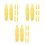 24Pcs Light Yellow Woolen Spawn Mops Fish Breeding Safe Floating Decor 8
