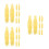 24Pcs Light Yellow Woolen Spawn Mops Fish Breeding Safe Floating Decor 4