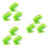 9 Pcs Clockwork Jumping Plastic Toy Set For Kids Green 7
